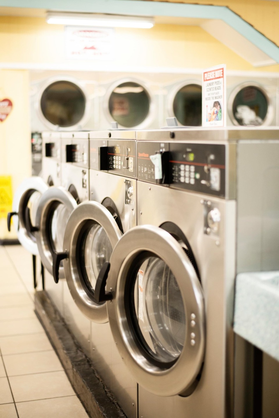 Front-load washers in several sizes